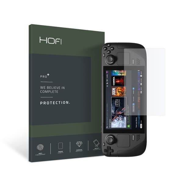 HOFI Steam Deck/OLED Skärmskydd Pro+ Härdat Glas Transparent