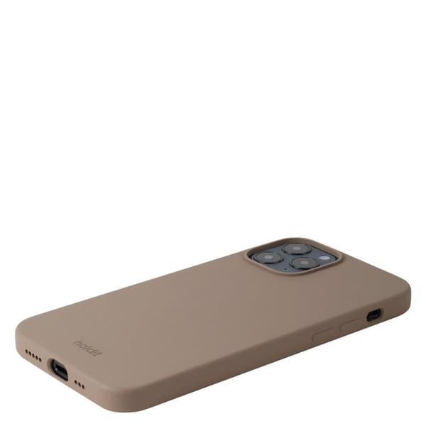 holdit iPhone 12 / 12 Pro Mobilskal Silikon Mocha Brown