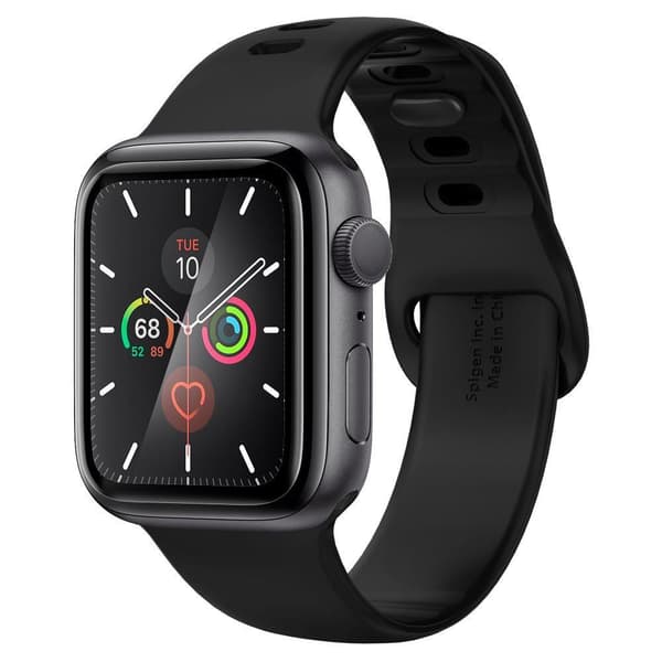 Spigen Apple Watch 44 mm 2-PACK "Ez Fit" Skärmskydd Pro+Flex
