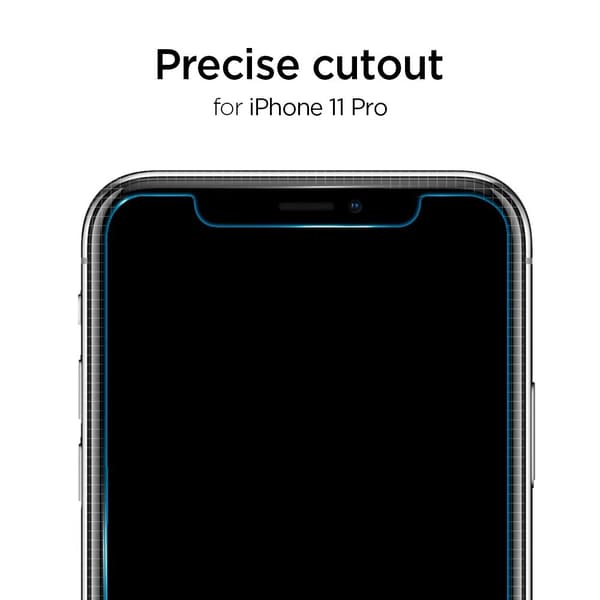 Spigen iPhone 11/ XR 2-PACK ALM Glas.tR Slim Härdat Glas