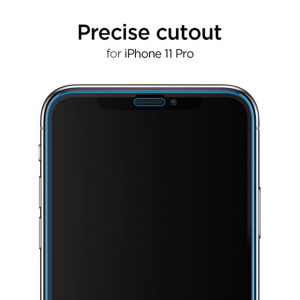 Spigen iPhone 11 Pro Max ALM Glas FC Heltäckande Skärmskydd