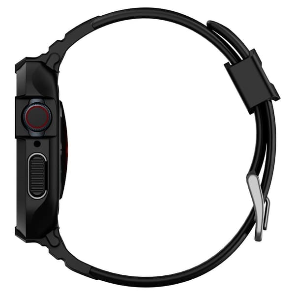 Spigen Apple Watch 44/45 mm Skal/Armband Rugged Armor 'Pro' Svart