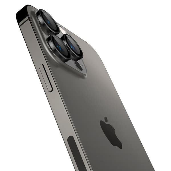 Spigen iPhone 14 Pro/Pro Max/15 Pro/Pro Max 2-PACK Optik.tR "Ez Fit" Linsskydd