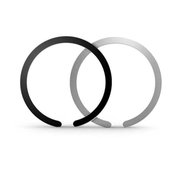 Tech-Protect 2-PACK MagSafe Universal Magnetisk Ring Svart/Silver