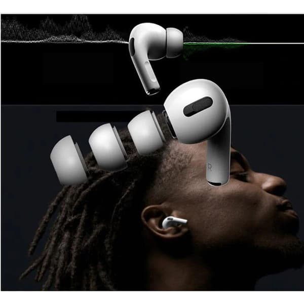 Tech-Protect 3-PACK Öronpluggar / Earbuds AirPods Pro 1/2 Vit