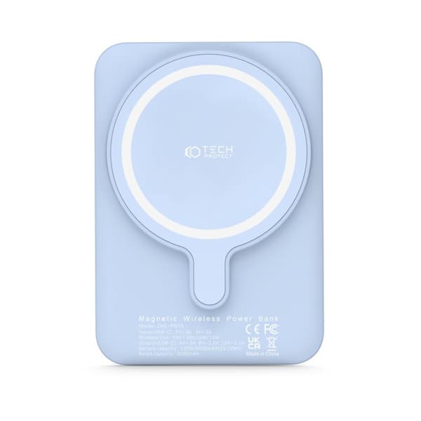 Tech-Protect 5000 mAh MagSafe Powerbank LifeMag Blå