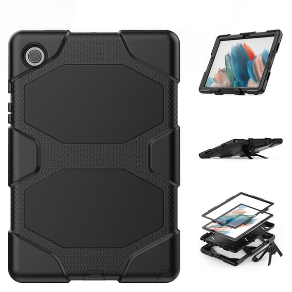 Tech-Protect Galaxy Tab A8 10.5 2021 Skal Survive Stativ Svart