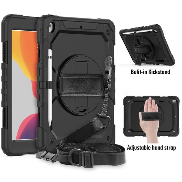 Tech-Protect iPad 10.2 2019/2020/2021 Skal Solid360 Svart