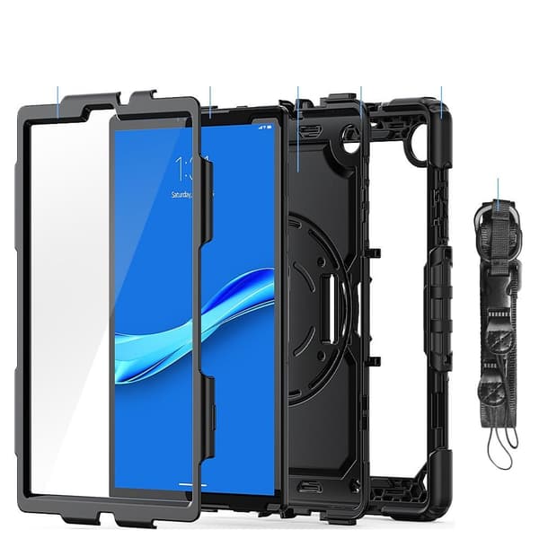 Tech-Protect Lenovo Tab M10 Gen 2 Skal Solid360 Svart