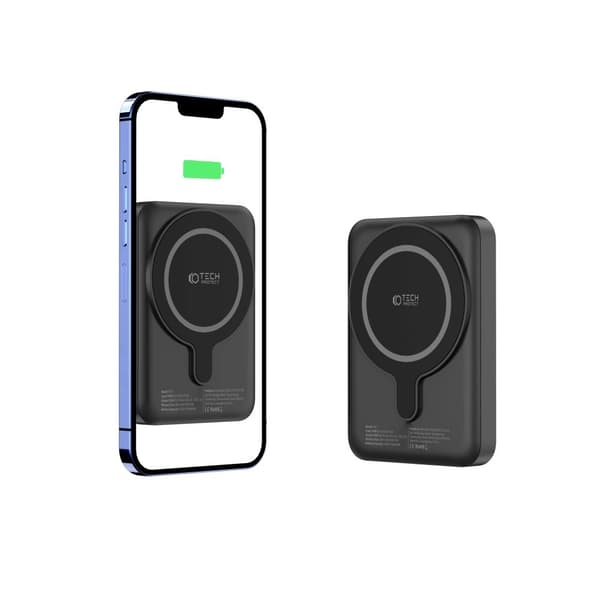Tech-Protect 10000 mAh MagSafe Powerbank LifeMag Svart