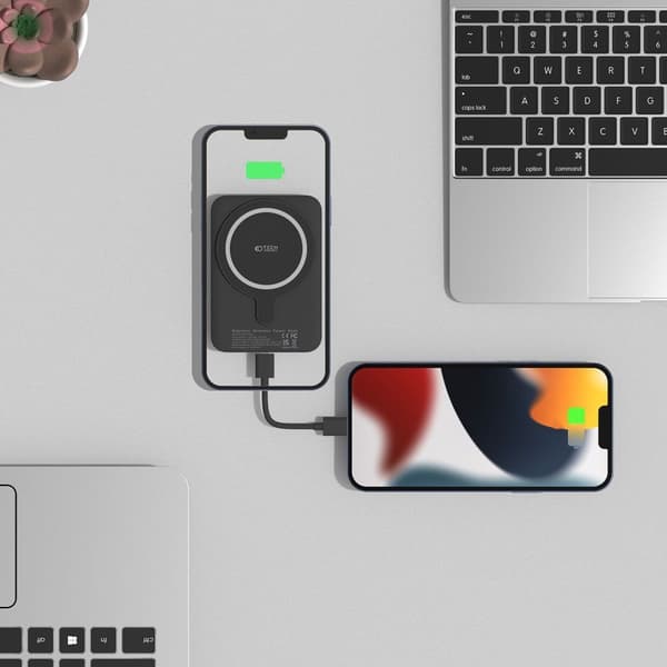 Tech-Protect 10000 mAh MagSafe Powerbank LifeMag Svart