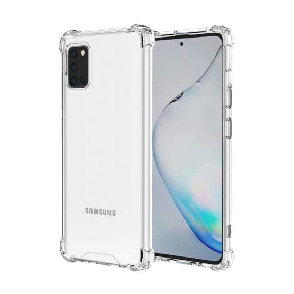 Samsung Galaxy A31 4G Shockproof Skal – Transparent