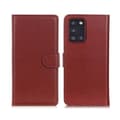 Miniatyrbild 1 av 5: Samsung Galaxy A31 4G Läder Plånboksfodral Flip Stand – Brun