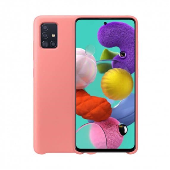 Samsung Galaxy A52 Silikonskal – Rosa