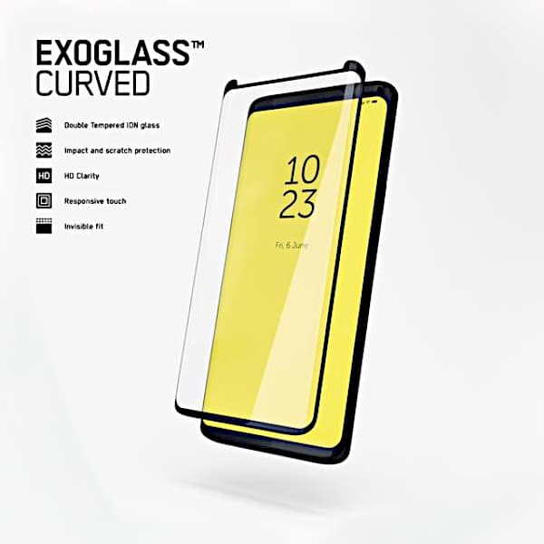 Copter Samsung Galaxy S8 Plus Skärmskydd – Exoglass Curved Svart