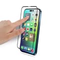 Miniatyrbild 3 av 4: Skärmskydd iPhone 14 Pro Max i 3D Härdat Glas – Svart