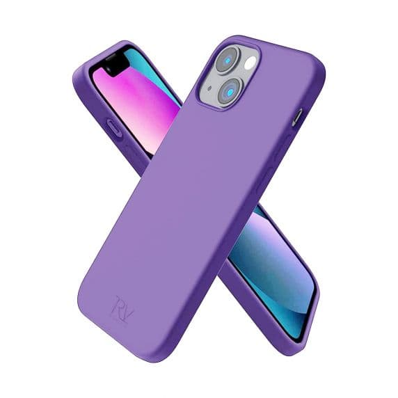 iPhone 14 Plus Silikonskal – Lila