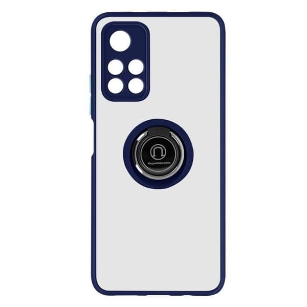Skydds skal - Xiaomi - Poco M4 Pro 5G / Redmi Note 11S 5G - Blå - Stödring - Hård