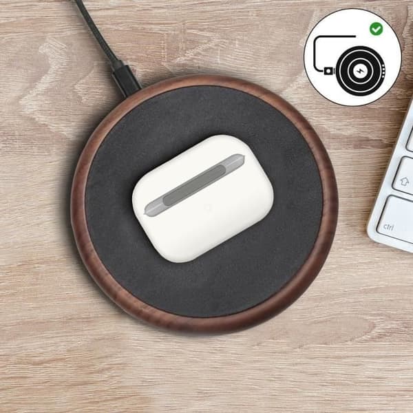 Étui AirPods Pro - AVIZAR - Silikon med mjuk känsla - Matt effekt - Qi-kompatibel - Vit