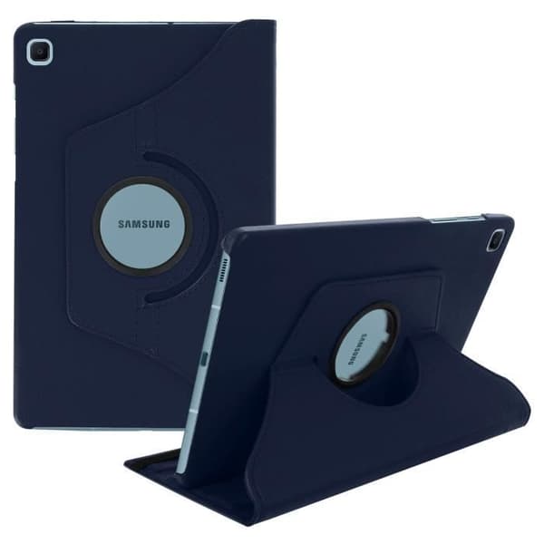 Fodral - Samsung - Galaxy Tab S6 Lite - Heltäckande - 360° Rotera Stöd - Blå