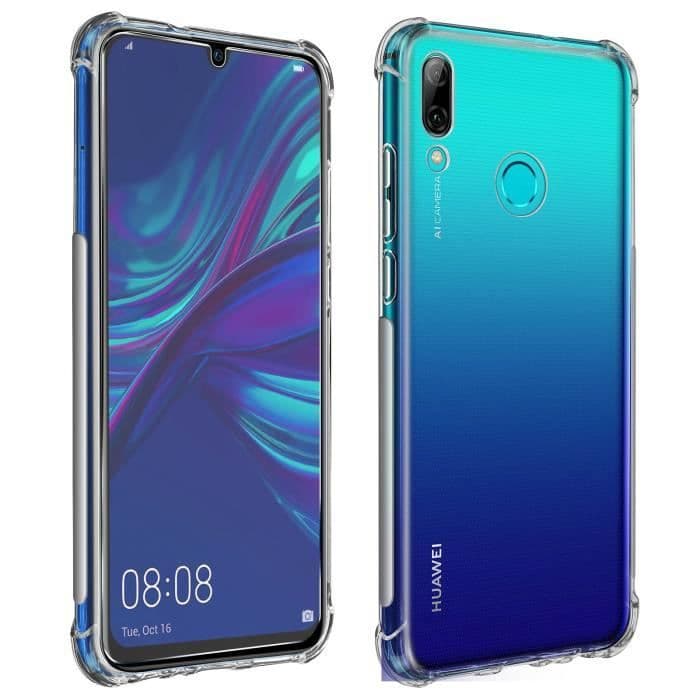 Skyddspaket Huawei P Smart 2019 / Honor 10 Lite Fodral + Transparent Film Vit