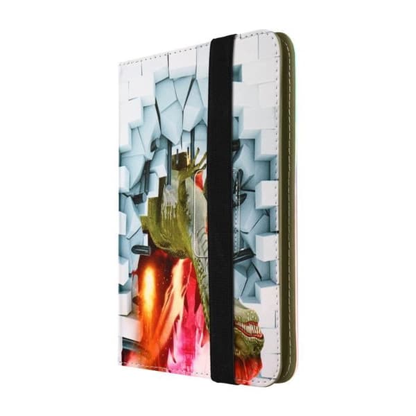 Tabletfodral 10 tum - AVIZAR - Dinosauriemönster - Stöd Funktion - Elastisk Stängning - Universell