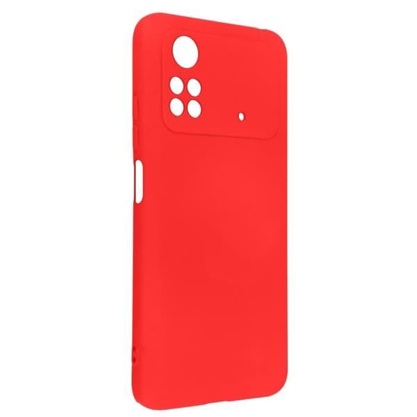 Skyddsskal - Xiaomi - Poco M4 Pro 4G - Semi-stivt - Röd - Soft-touch