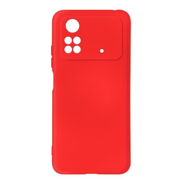 Skyddsskal - Xiaomi - Poco M4 Pro 4G - Semi-stivt - Röd - Soft-touch