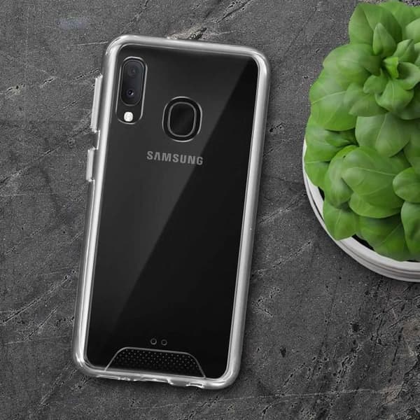 Coque - Samsung - Galaxy A20e - Antichock - Transparent - Kristall
