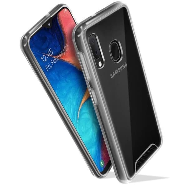 Coque - Samsung - Galaxy A20e - Antichock - Transparent - Kristall