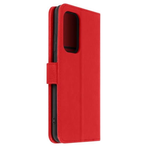 Skal - AVIZAR - Samsung Galaxy A33 5G - Röd - Stativfunktion - Chesterfield Folio