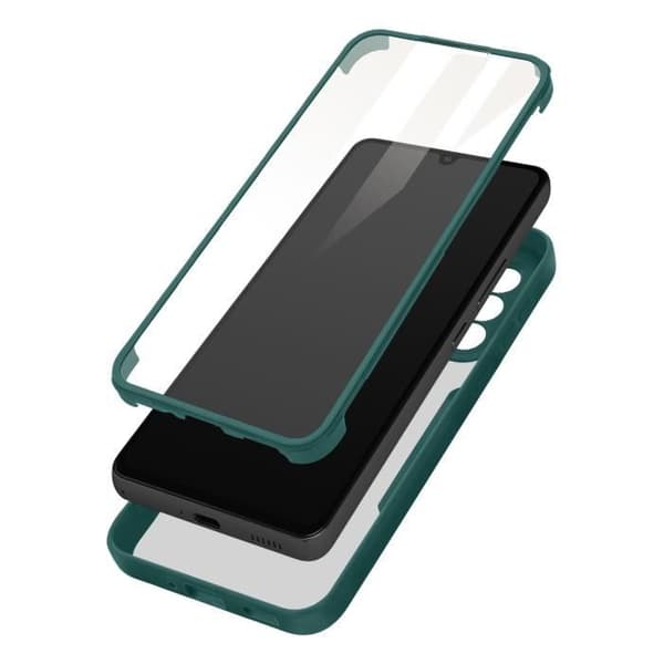 Heltäckande skal - AVIZAR - Galaxy A33 5G - Plexiglas och polymer - Grön - Förstärkta hörn