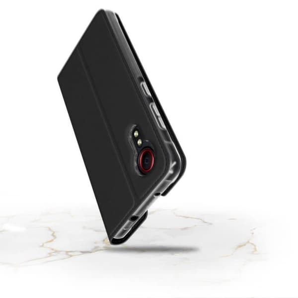 Fodral till Samsung Galaxy Xcover 5 - DUX DUCIS - Korthållare och stativfunktion - Svart