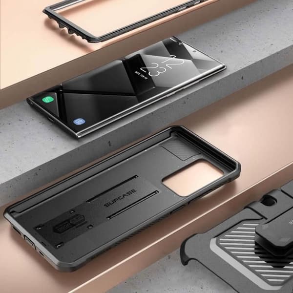 Unicorn Beetle Pro Supcase Galaxy Note 20 Ultra Bältesklämma Fodral - Svart