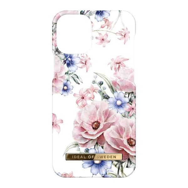 Coque iPhone 12/12 Pro - IDEAL OF SWEDEN - Floral Romance - Rose - Hård - Kompatibel med trådlös QI-laddning