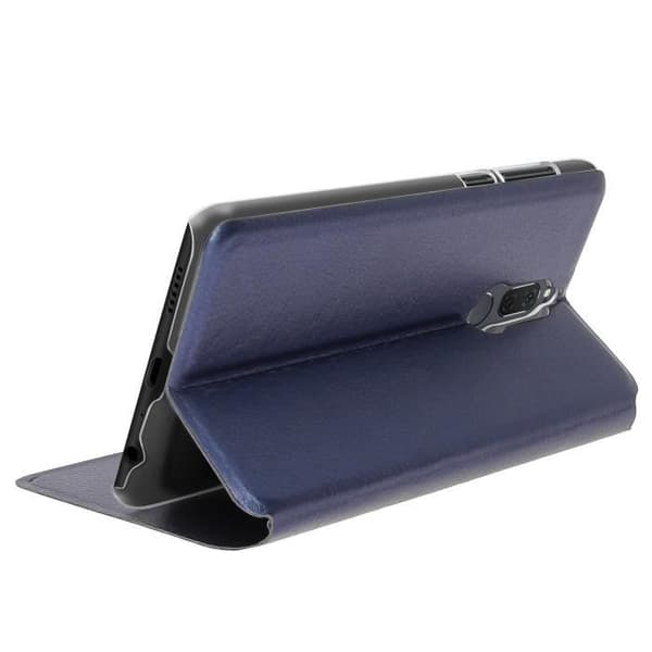Etui Huawei Mate 10 Lite - AVIZAR - Housse Clapet à Fenêtre - Eco-läder - Mörkblå - Hårdskal