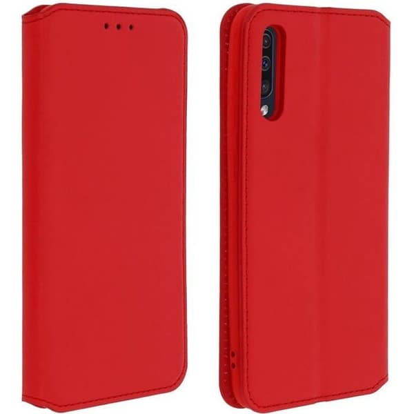 Skal till Samsung Galaxy A50 Folio Plånboksställ Funktion Röd