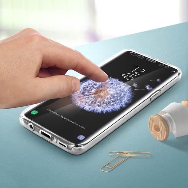 Skyddsfodral - Samsung - Galaxy S9 - Silikon - Polykarbonat - Transparent