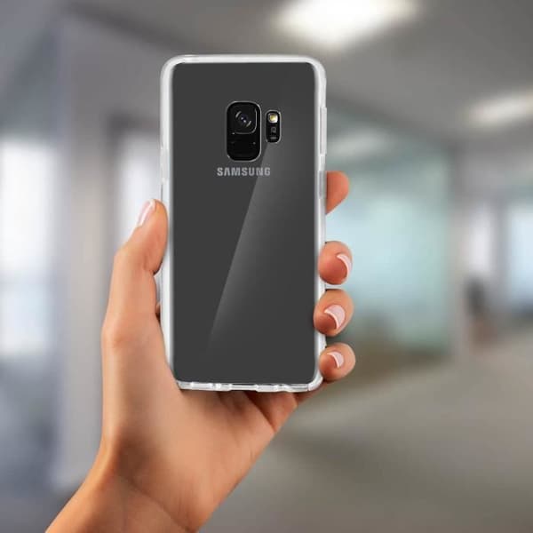 Skyddsfodral - Samsung - Galaxy S9 - Silikon - Polykarbonat - Transparent