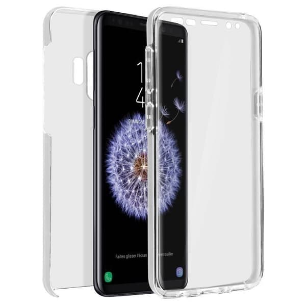 Skyddsfodral - Samsung - Galaxy S9 - Silikon - Polykarbonat - Transparent