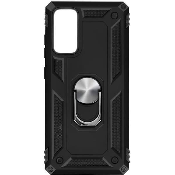 Coque - Samsung - Galaxy S20 FE - Stötbeständig - Bi-material - Svart videostöd