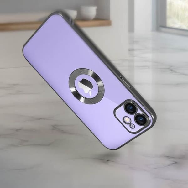 iPhone 12-fodral - AVIZAR - Flexibelt - Svart krom - Kameraskydd - Åtkomst till funktioner