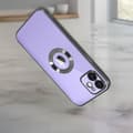 Miniatyrbild 3 av 4: iPhone 12-fodral - AVIZAR - Flexibelt - Svart krom - Kameraskydd - Åtkomst till funktioner