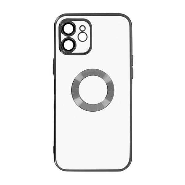 iPhone 12-fodral - AVIZAR - Flexibelt - Svart krom - Kameraskydd - Åtkomst till funktioner