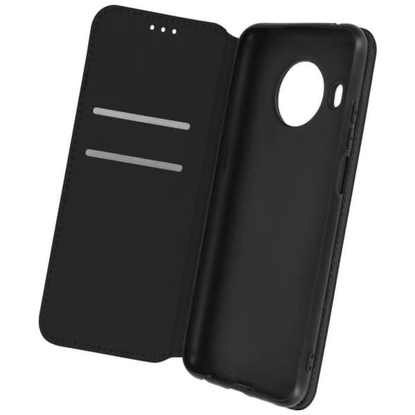 Nokia X10 och X20 Flip Wallet Fodral Video Support Funktion Svart Svart
