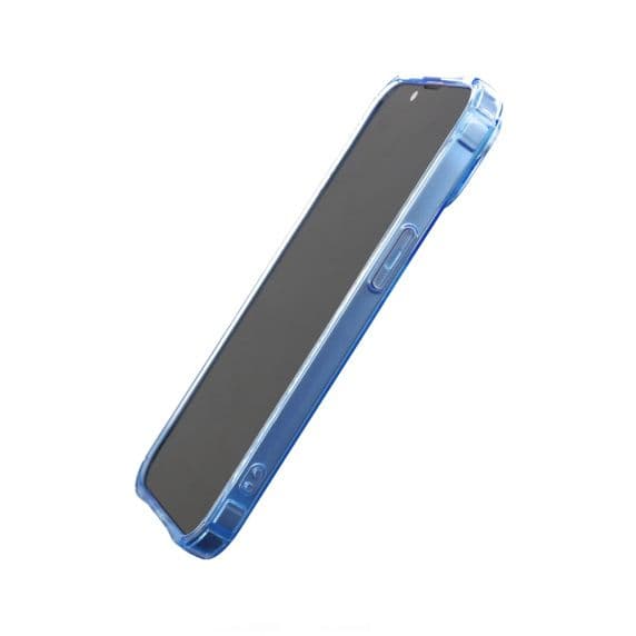 iPhone 14 Shockproof Skal med Korthållare – Blå