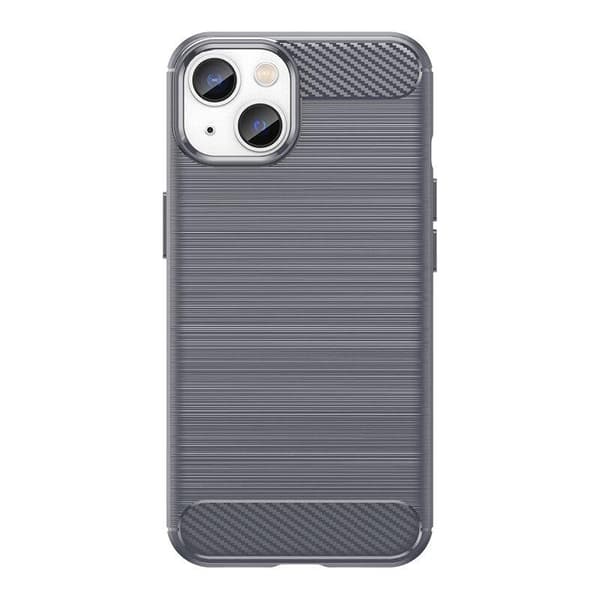 SKALO iPhone 14 Plus Armor Carbon Stødsikker TPU-cover Grå