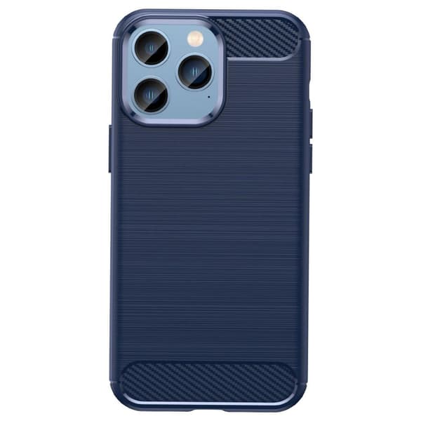 SKALO iPhone 14 Pro Max Armor Carbon Iskunkestävä TPU suojakuori