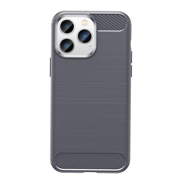 SKALO iPhone 14 Pro Max Armor Carbon Iskunkestävä TPU suojakuori