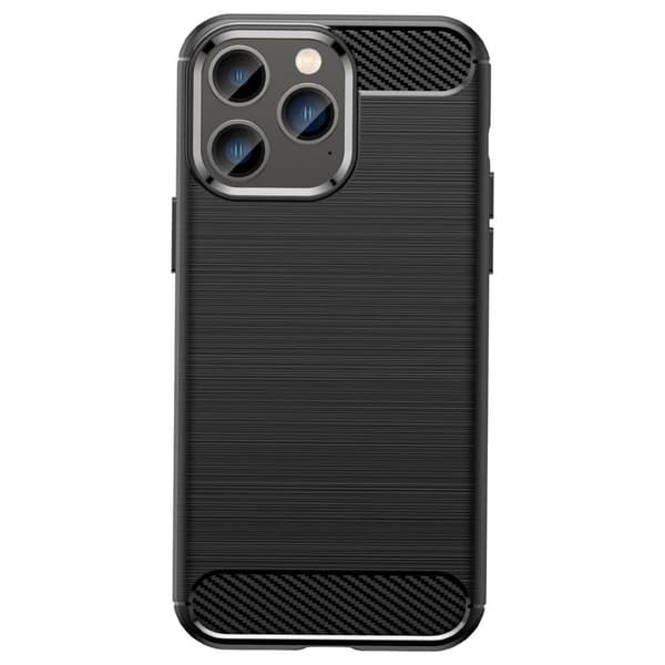 SKALO iPhone 14 Pro Max Armor Carbon Iskunkestävä TPU suojakuori